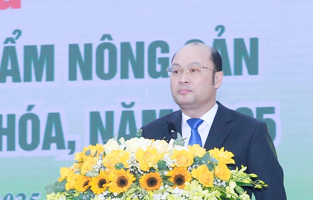 Khai trương trưng bày, giới thiệu sản phẩm nông sản, thực phẩm an toàn tỉnh Thanh Hóa năm 2025