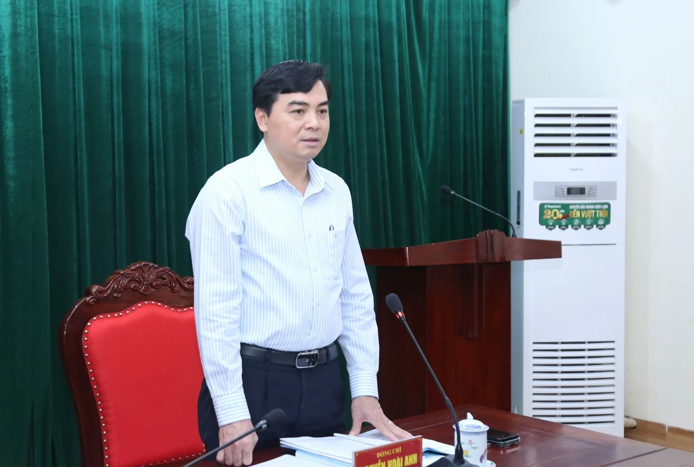 Chủ tịch UBND tỉnh Nguyễn Hoài Anh làm việc với Sở VH,TT&DL về tình hình thực hiện nhiệm vụ giai đoạn 2021-2025