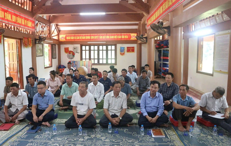 Xã biên giới Sơn Thủy quan tâm phát triển đảng viên