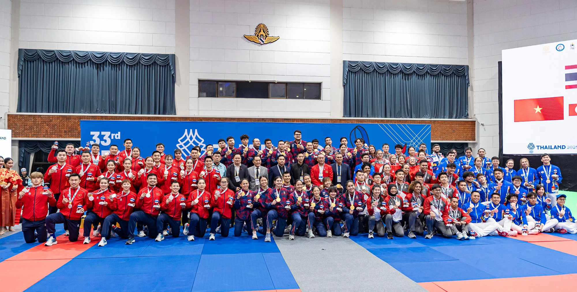 SEA Games 33: Thanh Trúc, Đức Cường cùng đồng đội giành HCB Jujitsu - huy chương thứ hai của thể thao Thanh Hóa