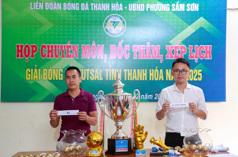 9 đội bóng tranh tài tại Giải bóng đá Futsal tỉnh Thanh Hóa