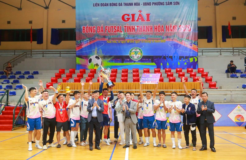 FC Sơn Trang vô địch Giải bóng đá Futsal tỉnh Thanh Hóa
