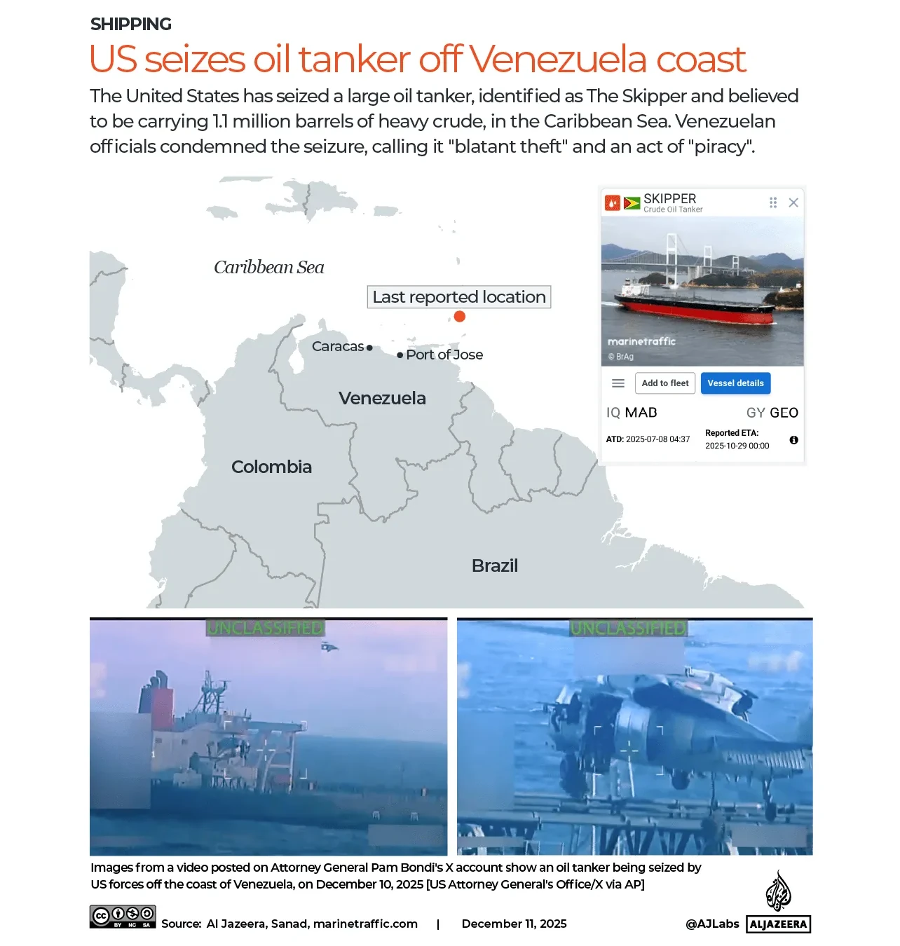 Tàu chở dầu ngoài khơi Venezuela bị bắt giữ, căng thẳng Washington - Caracas leo thang