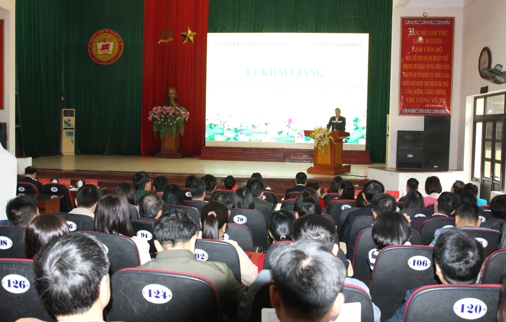 Khai giảng lớp thứ 2 bồi dưỡng nghiệp vụ chuyên sâu về công tác kiểm tra, giám sát năm 2025