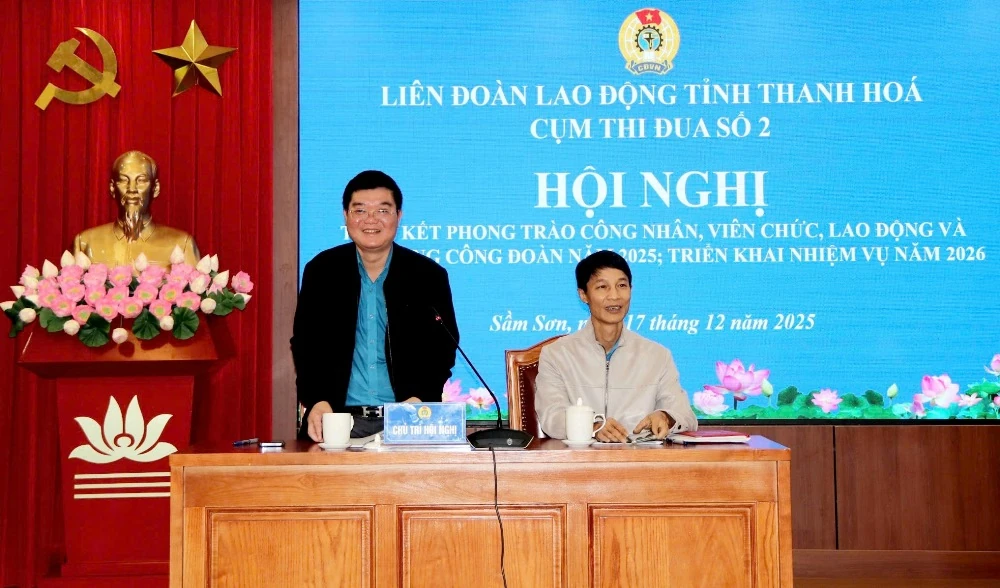 Cụm thi đua số 2 LĐLĐ tỉnh triển khai có hiệu quả công tác chăm lo phúc lợi cho đoàn viên, người lao động