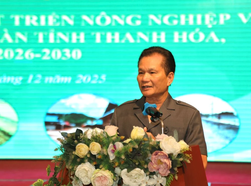 Hội thảo “Xây dựng chính sách phát triển nông nghiệp và môi trường trên địa bàn tỉnh Thanh Hóa, giai đoạn 2026-2030”