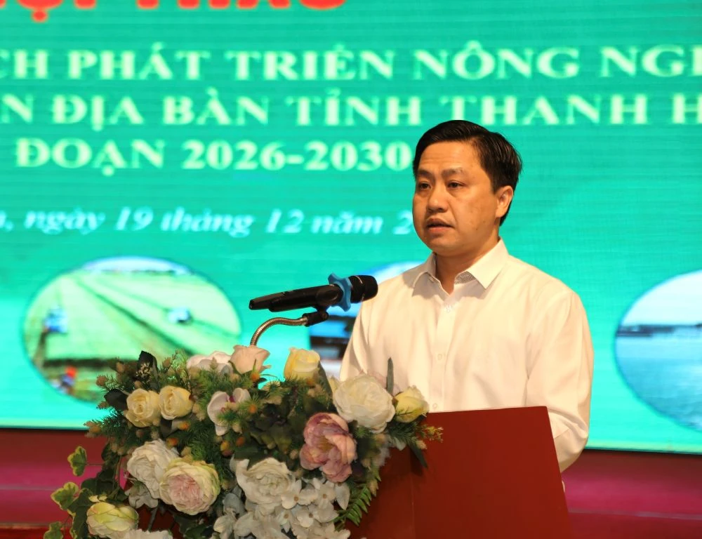 Hội thảo “Xây dựng chính sách phát triển nông nghiệp và môi trường trên địa bàn tỉnh Thanh Hóa, giai đoạn 2026-2030”