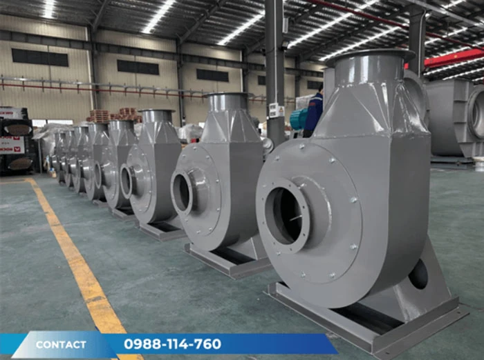Quạt ly tâm Phú Đạt Vượng ứng dụng cho ngành công nghiệp gỗ đến dệt may