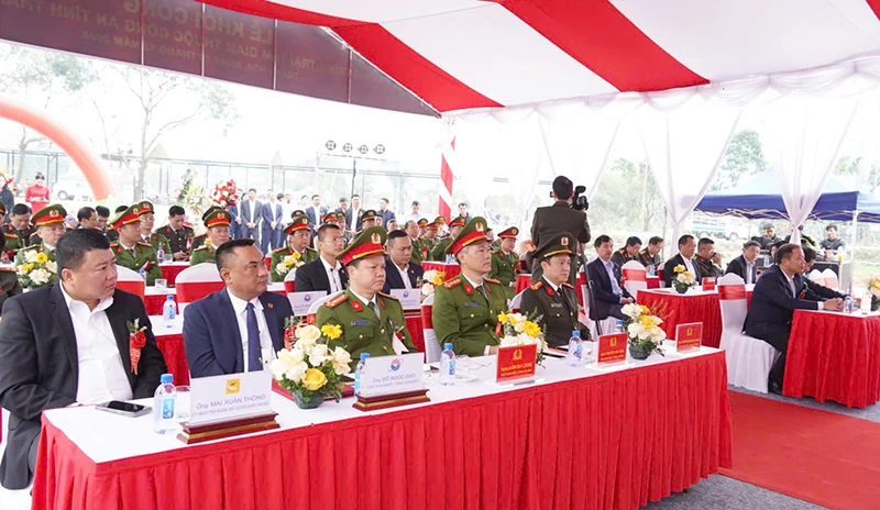 Khởi công xây dựng Trại tạm giam và các công trình Cảnh sát cơ động Công an Thanh Hóa