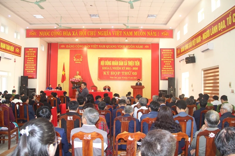 HĐND xã Thiệu Tiến thông qua các nghị quyết tạo nền tảng cho sự phát triển năm 2026