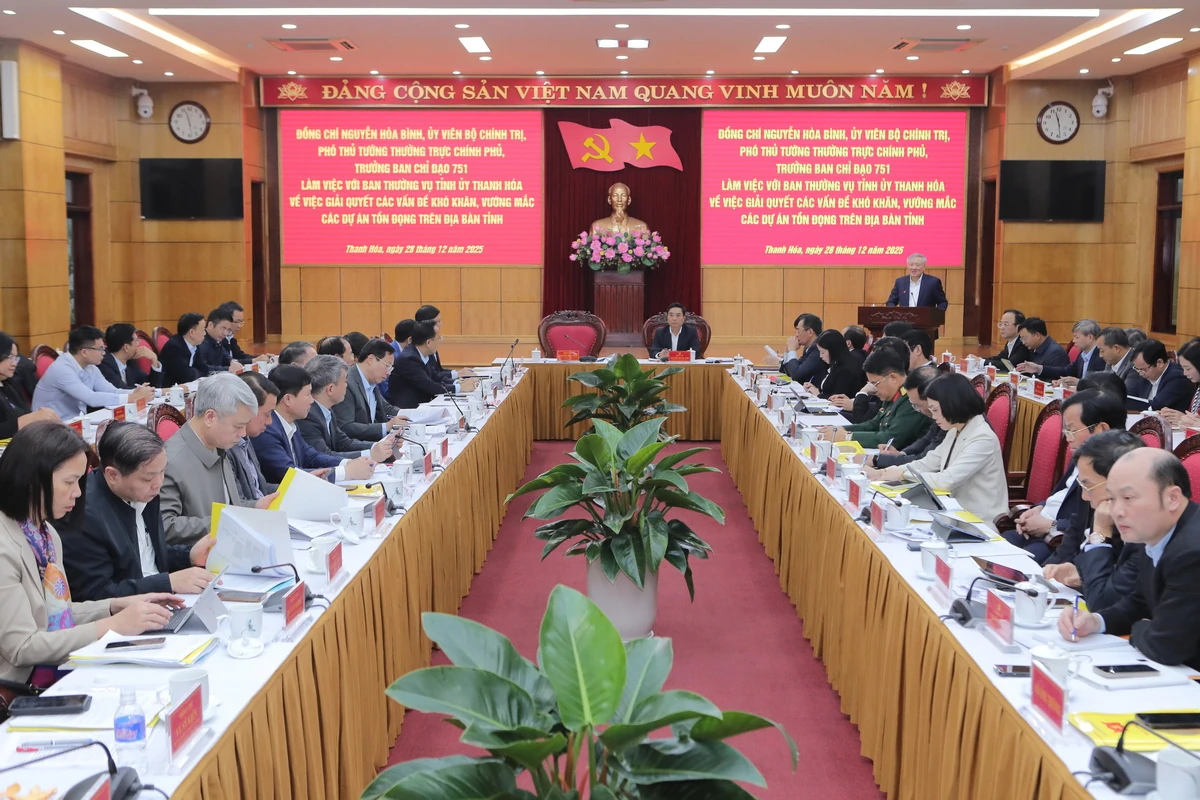 Xử lý dứt điểm các dự án tồn đọng, tạo nguồn lực để tỉnh Thanh Hóa phát triển bền vững