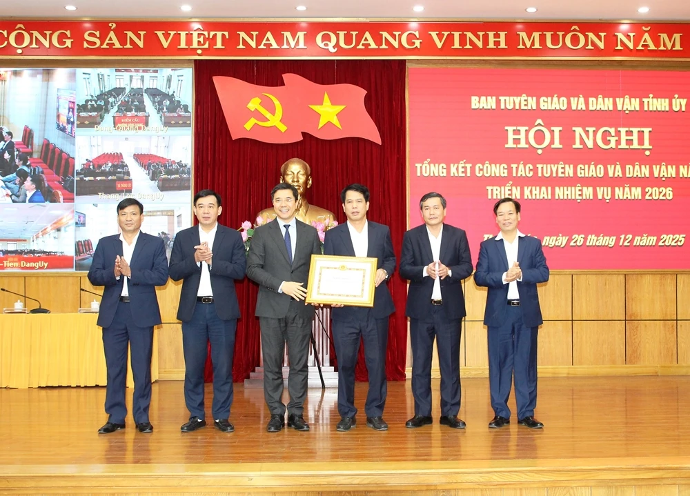 Tổng kết công tác tuyên giáo và dân vận năm 2025, triển khai nhiệm vụ năm 2026