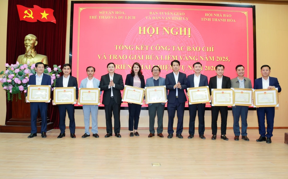 Tổng kết công tác báo chí và trao Giải Búa liềm vàng năm 2025
