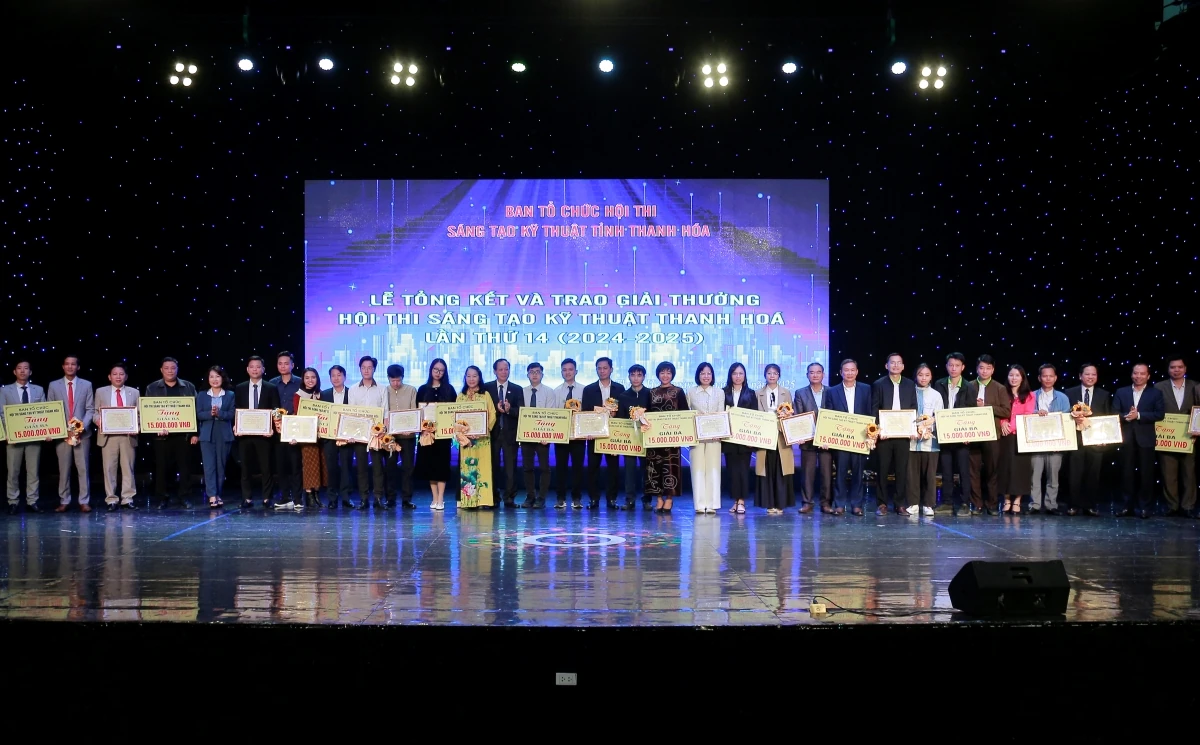 46 giải pháp xuất sắc đoạt giải Hội thi Sáng tạo kỹ thuật Thanh Hóa lần thứ XIV