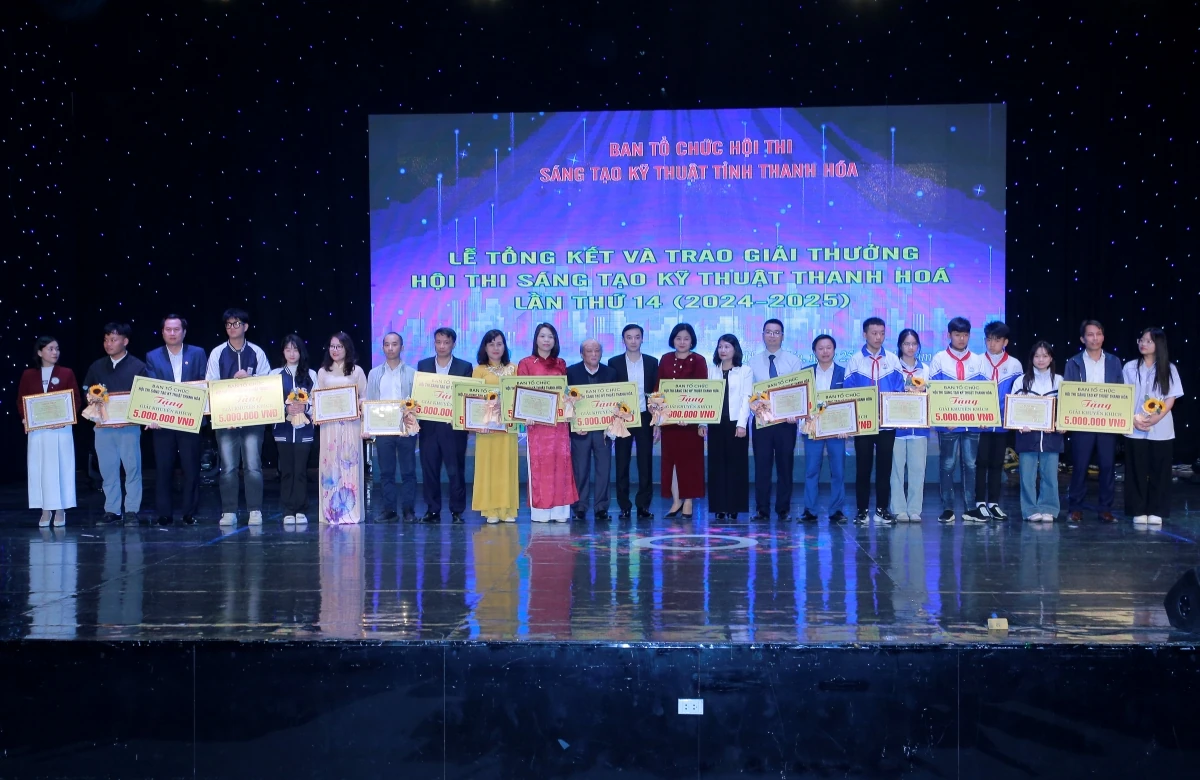 46 giải pháp xuất sắc đoạt giải Hội thi Sáng tạo kỹ thuật Thanh Hóa lần thứ XIV