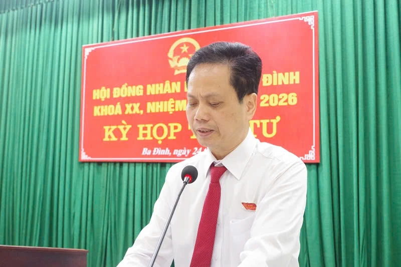 Xã Ba Đình thống nhất mục tiêu, nhiệm vụ năm 2026