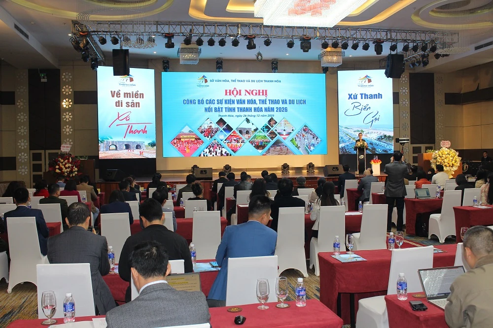 Thanh Hóa công bố 100 sự kiện văn hóa, thể thao và du lịch nổi bật năm 2026