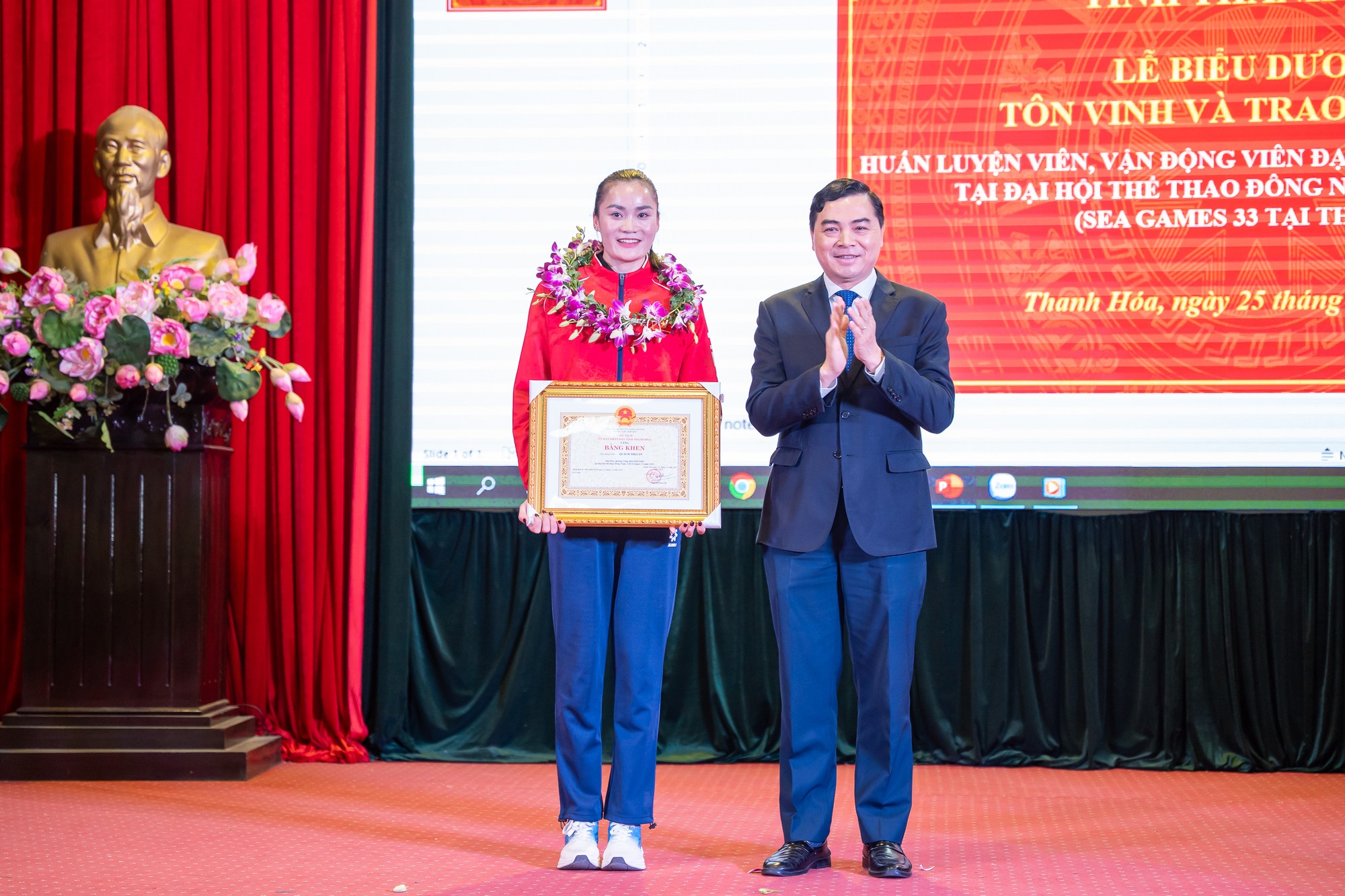 Tôn vinh và trao thưởng các vận động viên, huấn luyện viên đạt thành tích xuất sắc tại SEA Games 33