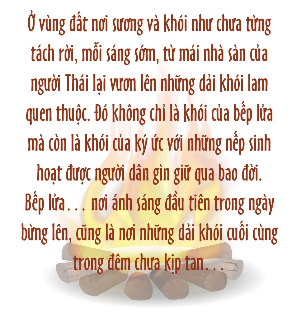 Khói lam trong nếp nhà người Thái