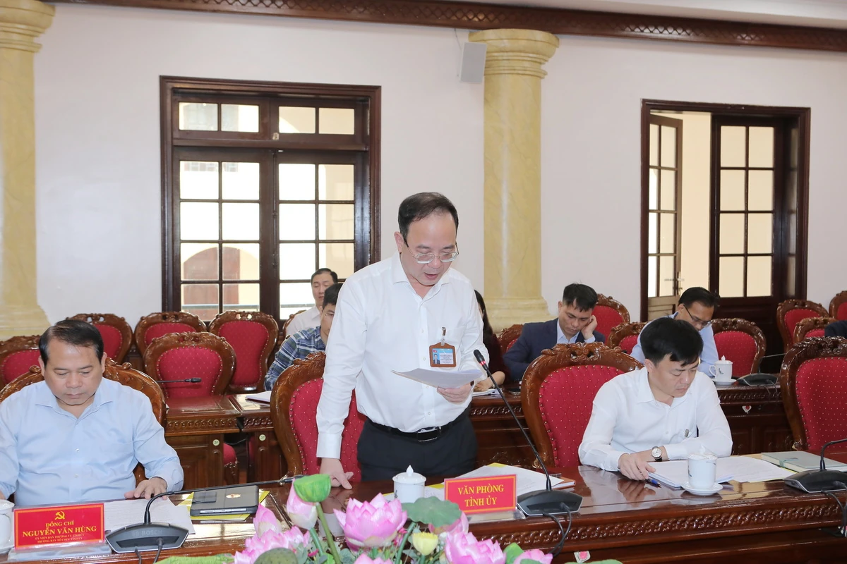 Các ban Đảng Tỉnh ủy nâng cao chất lượng tham mưu, đáp ứng yêu cầu nhiệm vụ trong giai đoạn mới