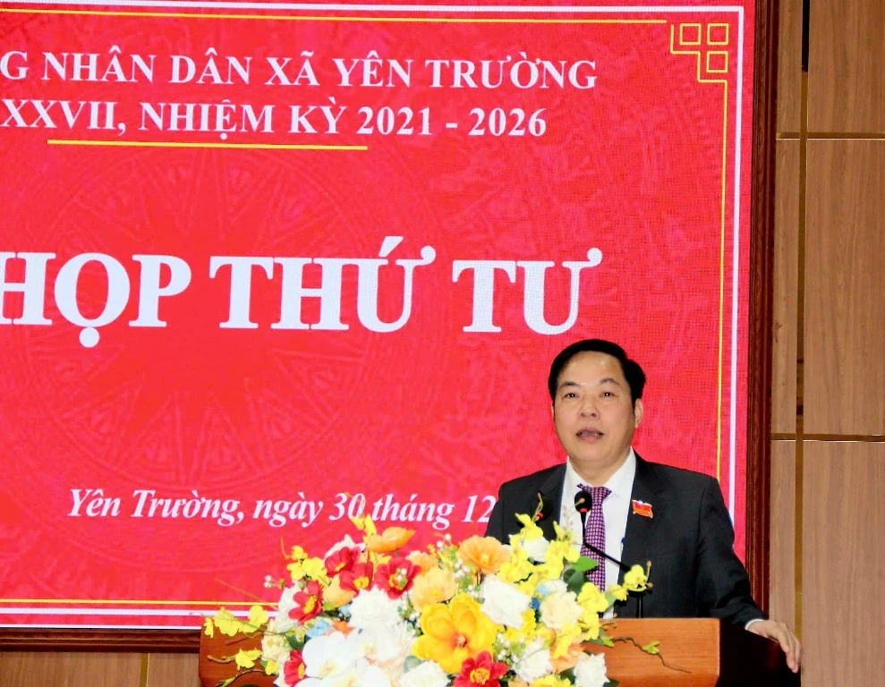 Năm 2025, xã Yên Trường có 23/24 chỉ tiêu đạt và vượt kế hoạch