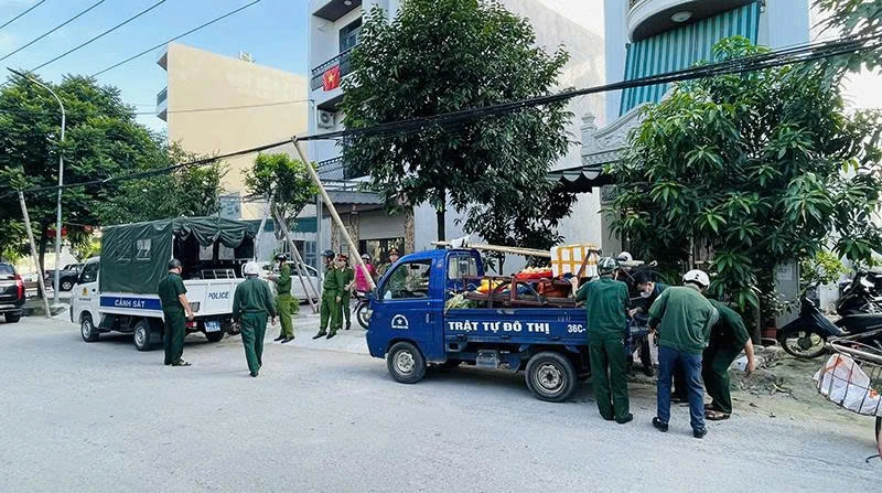 Phường Hàm Rồng quyết tâm lập lại trật tự đô thị