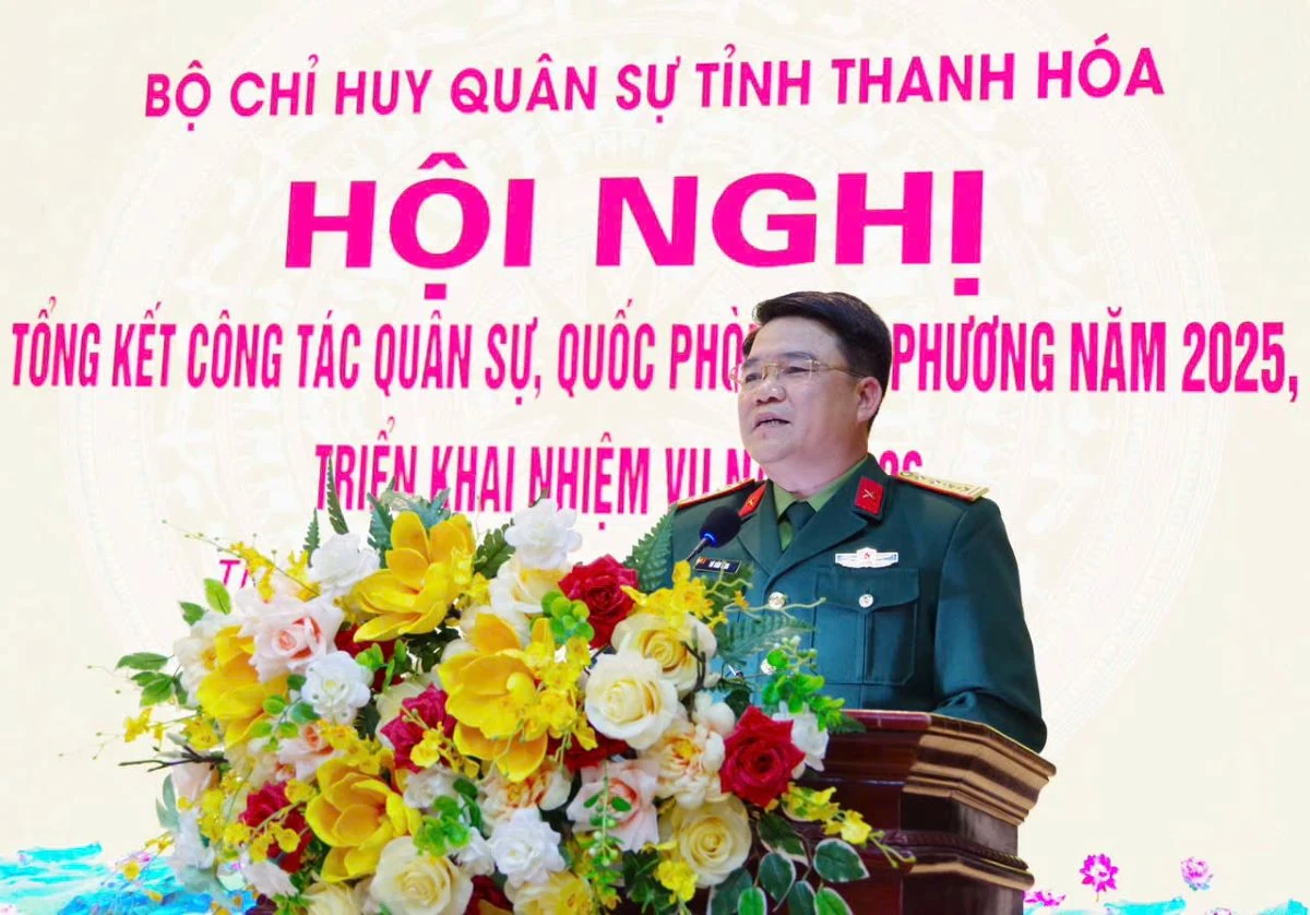Tổng kết công tác quân sự, quốc phòng địa phương năm 2025