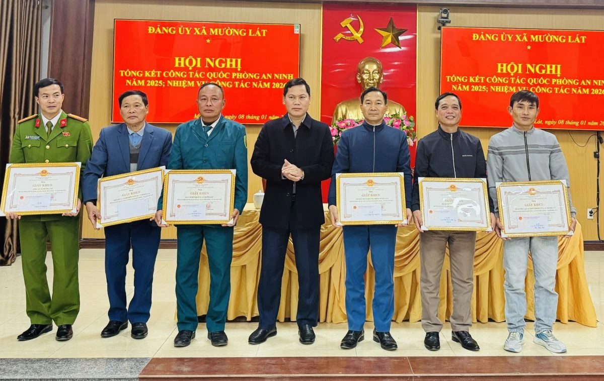 Đảng ủy xã Mường Lát tổng kết công tác quốc phòng - an ninh năm 2025
