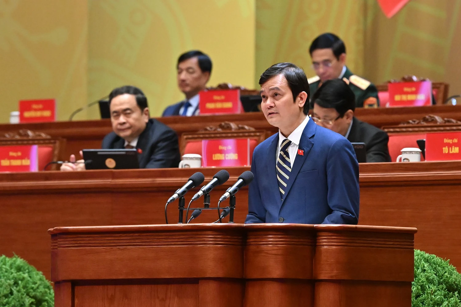 Đại hội XIV của Đảng: Phiên thảo luận ở hội trường về các văn kiện Đại hội chiều 21/1
