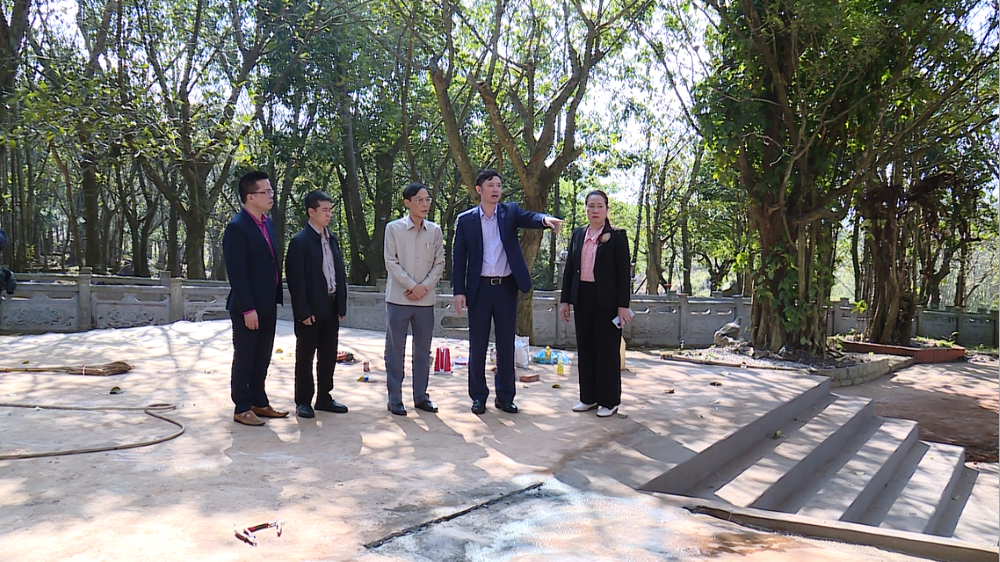 Đẩy nhanh tiến độ chỉnh trang khu di tích Quốc gia Địa điểm khởi nghĩa Bà Triệu