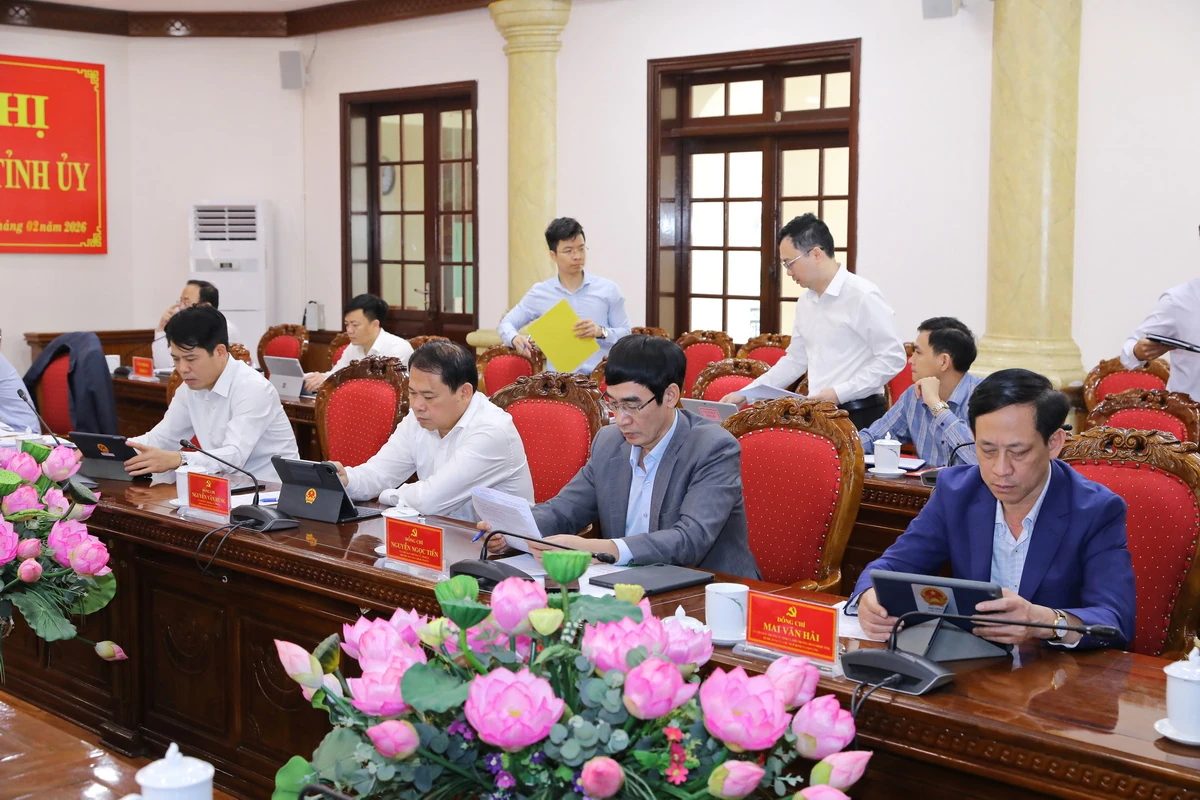 Ban Thường vụ Tỉnh ủy Thanh Hóa cho ý kiến vào các báo cáo, tờ trình của Ban Thường vụ Đảng ủy UBND tỉnh