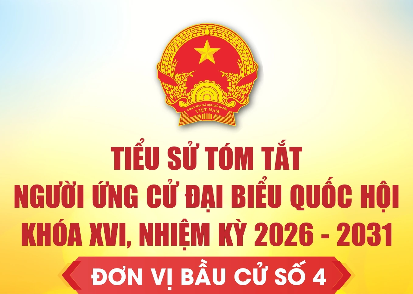 [Infographics] Tiểu sử tóm tắt người ứng cử Đại biểu Quốc hội khóa XVI - Đơn vị bầu cử số 4 tại Thanh Hóa