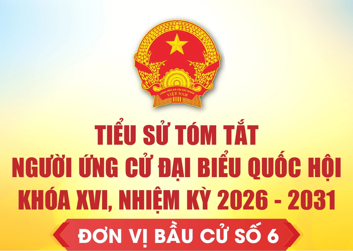 [Infographics] Tiểu sử tóm tắt người ứng cử Đại biểu Quốc hội khóa XVI - Đơn vị bầu cử số 6 tại Thanh Hóa
