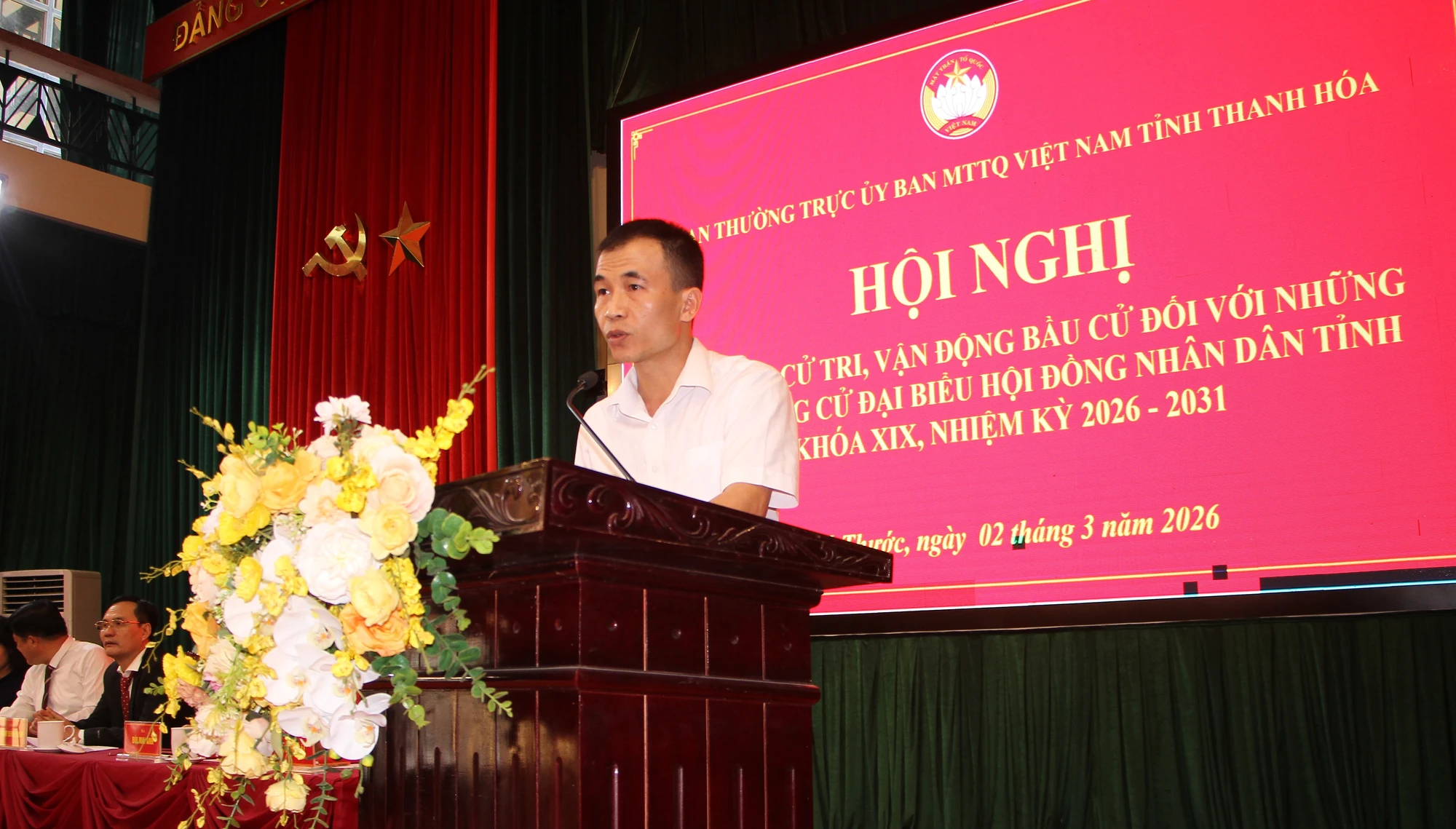 Các ứng cử viên đại biểu HĐND tỉnh tiếp xúc cử tri, vận động bầu cử tại đơn vị bầu cử số 4