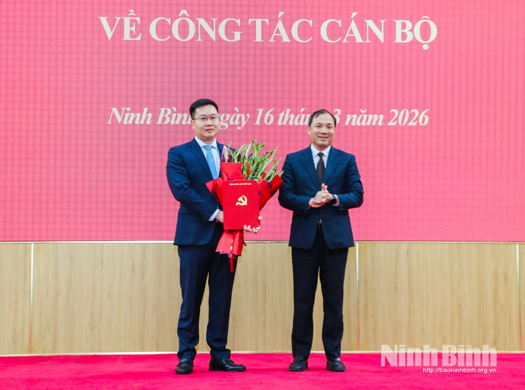 Đồng chí Trần Đăng Quỳnh được Bộ Chính trị chỉ định giữ chức Phó Bí thư Tỉnh ủy Ninh Bình