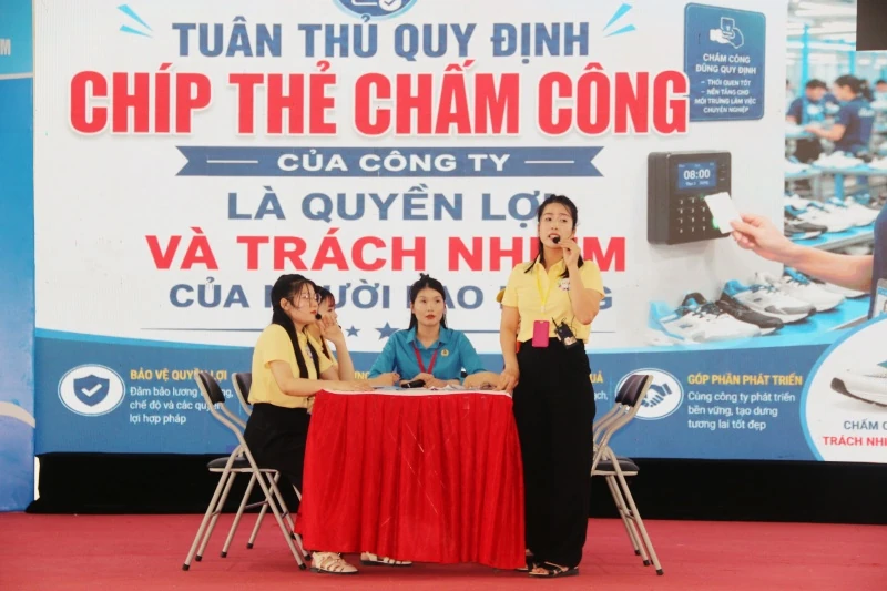 Hội thi “An toàn vệ sinh viên giỏi - Tìm hiểu kiến thức pháp luật” năm 2026