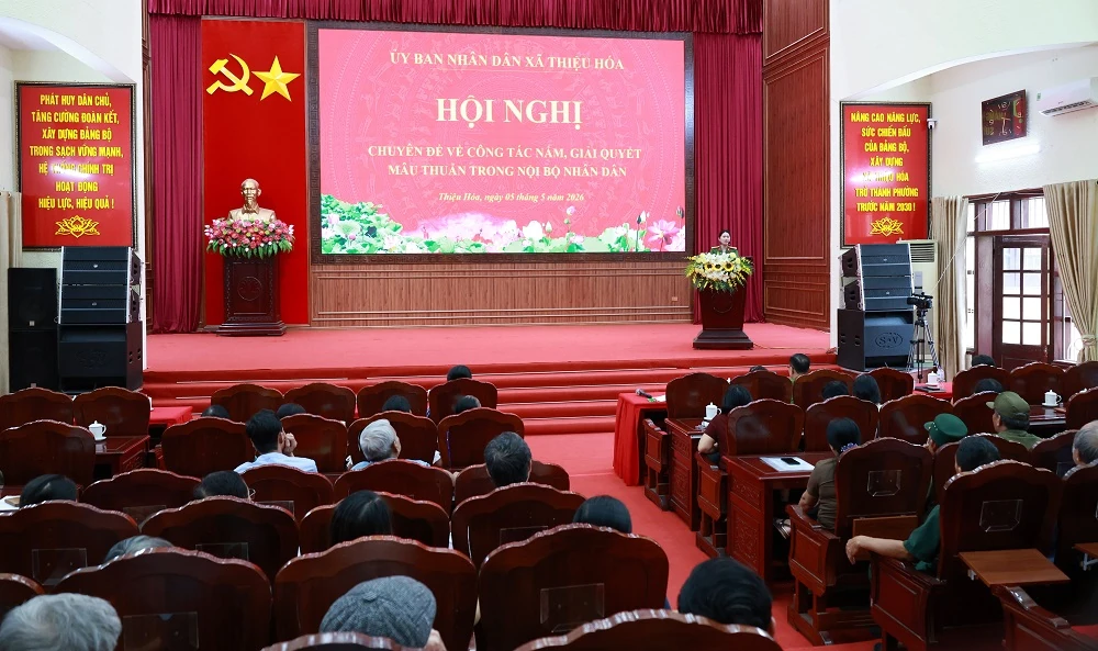 Xã Thiệu Hóa nâng cao hiệu quả giải quyết mâu thuẫn trong Nhân dân