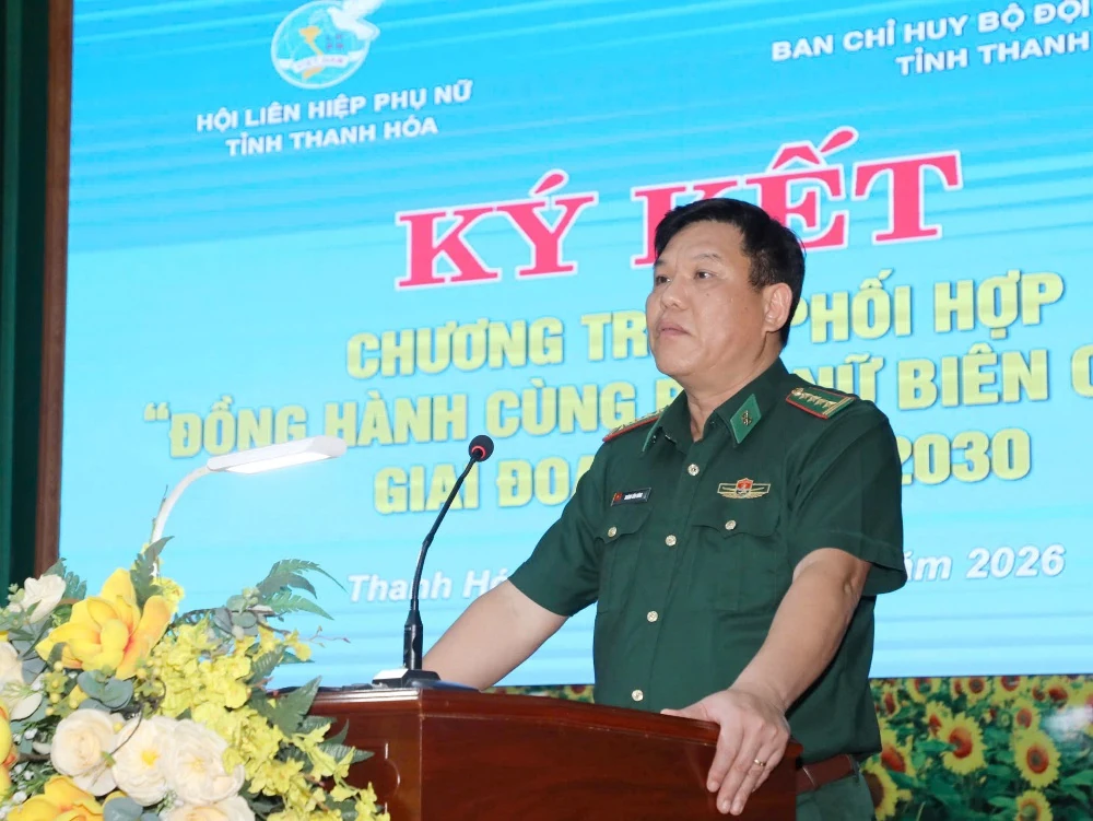 Ký kết Chương trình phối hợp “Đồng hành cùng phụ nữ biên cương” giai đoạn 2026 - 2030