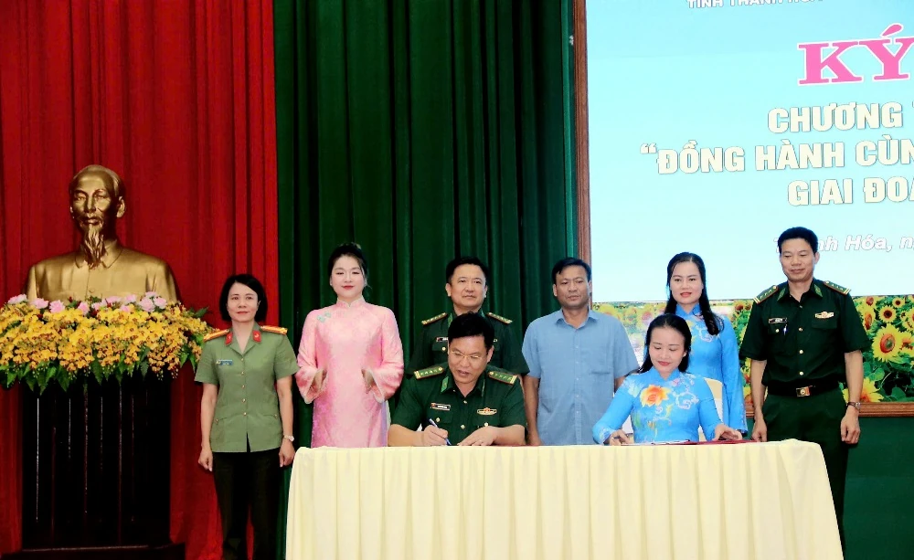Ký kết Chương trình phối hợp “Đồng hành cùng phụ nữ biên cương” giai đoạn 2026 - 2030