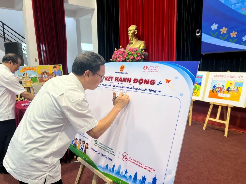 “Nói không với trừng phạt thân thể - Lắng nghe trẻ em nói, bảo vệ trẻ em bằng hành động”