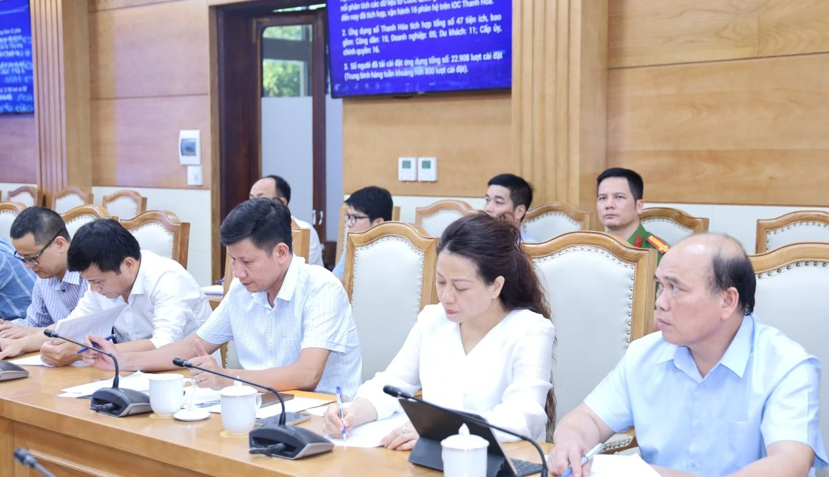 Chuẩn hóa dữ liệu IOC Thanh Hóa: “Đúng, đủ, sạch, sống, liên thông, thống nhất, dùng chung”