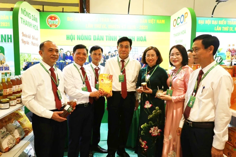 Hơn 80 sản phẩm tiêu biểu của Thanh Hóa được giới thiệu tại Đại hội đại biểu toàn quốc Hội Nông dân Việt Nam