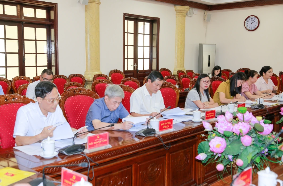 Cho ý kiến về công tác chuẩn bị Đại hội Hội Nhà báo tỉnh Thanh Hóa lần thứ VII, nhiệm kỳ 2026-2031