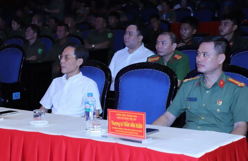 Đội thi số 6 giành giải nhất Hội thi lực lượng tham gia bảo vệ ANTT ở cơ sở