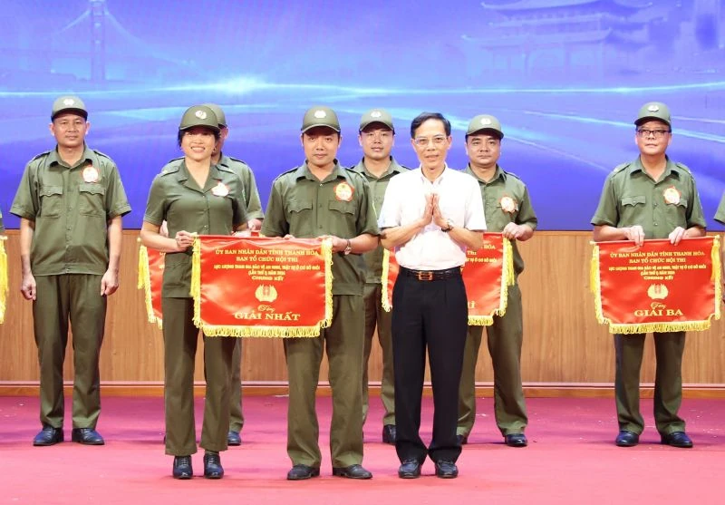 Đội thi số 6 giành giải nhất Hội thi lực lượng tham gia bảo vệ ANTT ở cơ sở