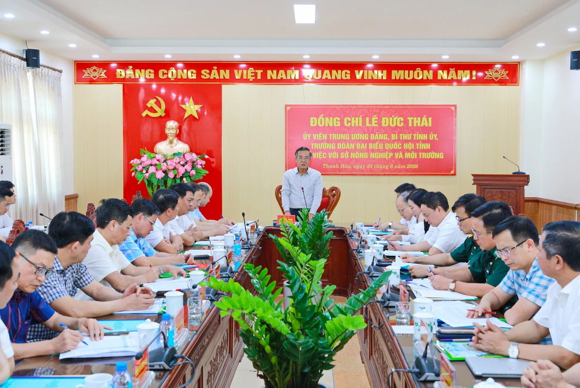 Bí thư Tỉnh ủy Lê Đức Thái: Tháo gỡ điểm nghẽn, tạo động lực mới cho phát triển nông nghiệp và môi trường