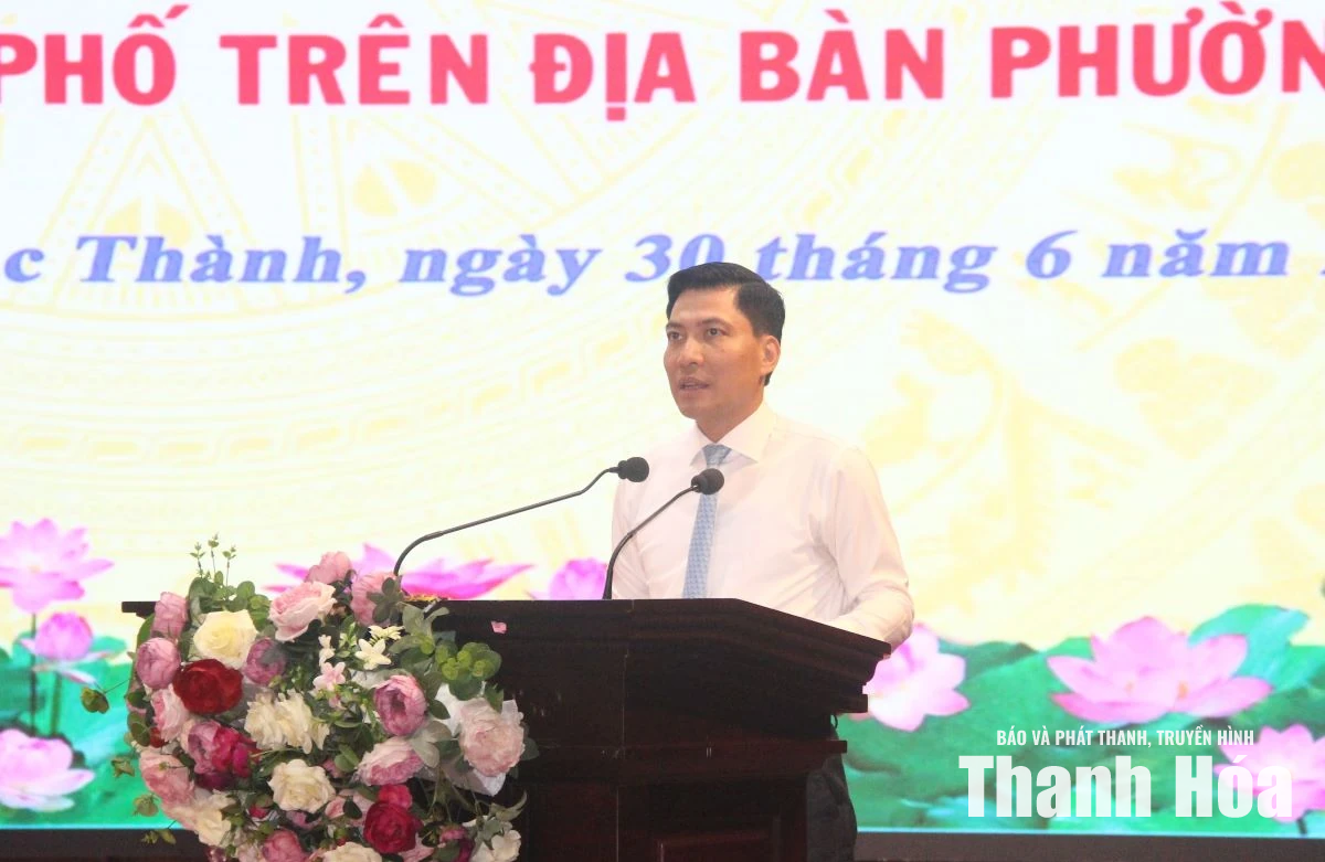 Sau sắp xếp, phường Hạc Thành còn 65 tổ dân phố