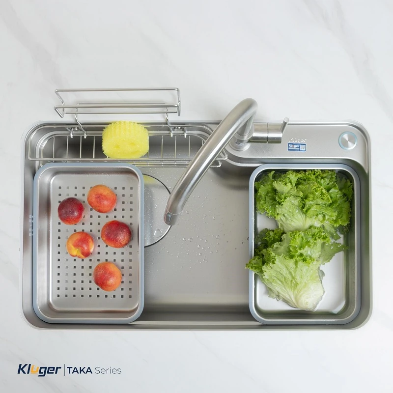 Kiến tạo không gian bếp tiện nghi với phiên bản chậu rửa nâng cấp mới nhất từ Kluger
