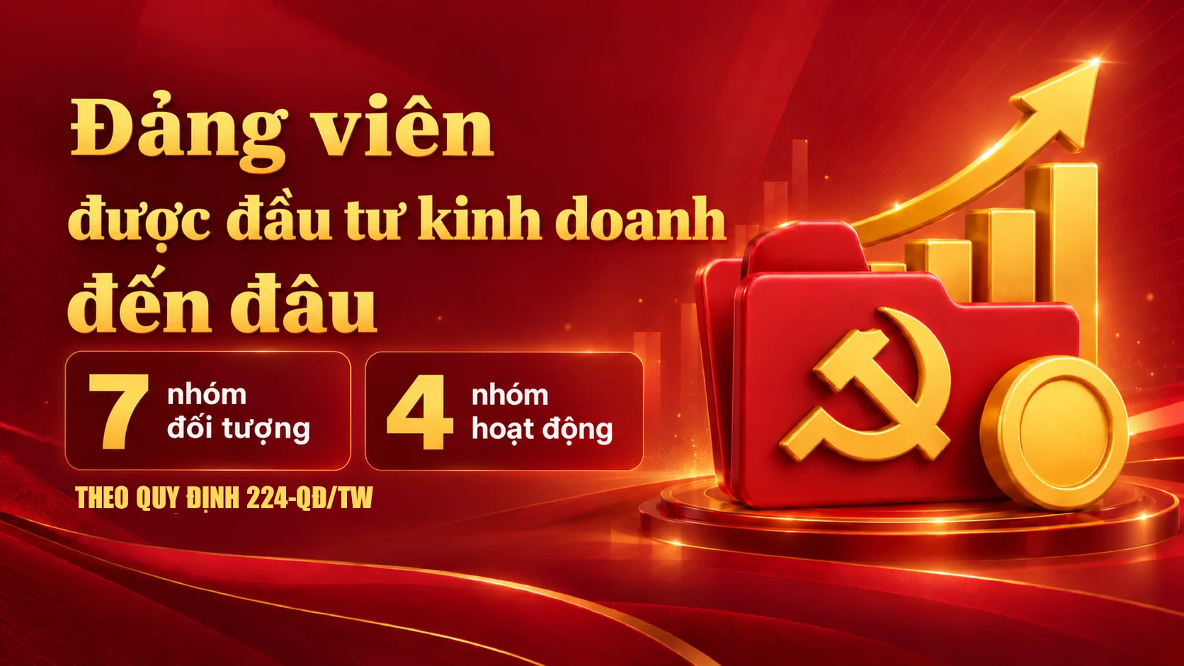 Quy định về đảng viên tham gia hoạt động đầu tư kinh doanh