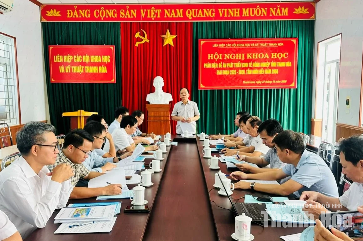 Phản biện Đề án phát triển kinh tế nông nghiệp Thanh Hóa giai đoạn 2026-2030
